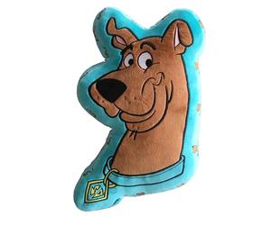 HOMADICT Cojín Scooby Doo - Cojín cómodo y Agradable de apretar, diseño de Scooby Doo - Regalo para Ventilador y Apasionado Medidas 40 cm x 40 cm, marrón