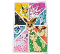 Homadict Sherpa Pokémon - Manta Polar Suave y cálida (100 x 150 cm, 100 x 150 cm), diseño de Evoli Evolution