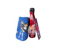 Homadict - Pack de botella isotérmica de una pieza + protección manga - Caja decorativa estilo manga - Licencia oficial