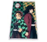 Homadict Plaid Sherpa 100X150 CM Demon Slayer TANJIRO & TOMIOKA
