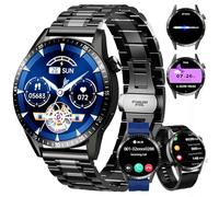Homailida Reloj Inteligente Hombre, Smartwatch con Llamadas Bluetooth y Whatsapp Notificación, IP68 Smartwatch Hombre con Monitor de Ritmo Cardíaco y Sueño, Reloj Deportivo Actividad Android iOS