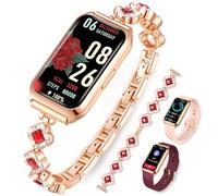 Homailida Reloj Inteligente Mujer con Llamadas, 1.47" Smartwatch Mujer Deportivos IP68 Impermeable Relojes Monitor de Ritmo/Sueño/SpO2 Podómetro para Android iOS