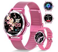 Homailida Smartwatch Mujer, 1.2" Reloj Inteligente Mujer con Llamadas Bluetooth y Whatsapp Notificación, 100+ Deportivos Modos Smart Watch con Monitor Sueño, Smartwatch Impermeable para Android iOS