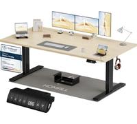 Homall Escritorio de Altura Regulable de 180 x 80 cm con Puerto de Carga USB-A, Escritorio eléctrico con Bandeja de gestión de Cables, Escritorio de pie con 3 Funciones de Memoria, Escritorio para
