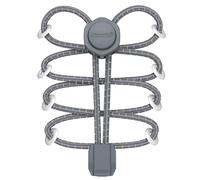 HOMAR Cordones Elásticos para Zapatillas Reflectante Cordones de Zapatos con Sistema de Autobloqueo para Niños Adultos Cordones sin Nudo de Cierre Rápido para Zapatillas Deporte