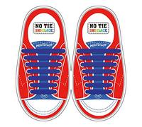 Homar sin corbata Cordones de zapatos para niños y adultos Impermeables cordones de zapatos de atletismo atlética de silicona elástico plano con multicolor de los zapatos del tablero Sneaker boots (Kid Size Dark Blue)