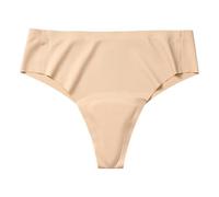 Homaskylynn Camel Toe Cover Thongs for Women - G-String, Seamless Design, Machine Washable, Basic Fit, Comfortable Underwear(Beige,M)
