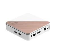 Homatics Box R 4K Plus Android 11 TV Media Player (Chromecast, Google, Netflix, Disney +, Prime Video, Google Play Store, 4K UHD, HDR, WiFi 6, Bluetooth 5.0, Control Remoto por Voz, Blanco)