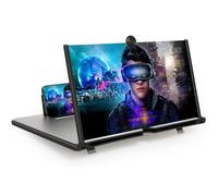 Homavit Amplificador de Pantalla de móvil, 16 Pulgadas HD Lupa para movil, Amplificador de Pantalla, para Todos los Smartphones, para Ver películas y Videos (Negro)