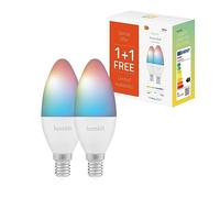 Hombli E14 Bombilla Inteligente RGB y CCT - Promo Pack Regulable, 16 Millones de Colores, Control por Voz