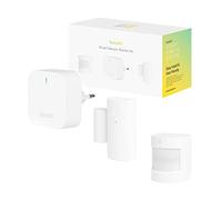 Hombli Sensor de Movimiento Bluetooth Inteligente, Sensor de Contacto con Kit Bridge | Detector Inalámbrico para Puertas y Ventanas | Notificaciones Instantáneas | Compatible con Google y Alexa