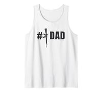 Hombre #1 Dad - Gráfico de rifle de asalto protector del día del padre Camiseta sin Mangas