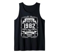 Hombre 43rd Birthday Gifts for Men 43yr 43 Years Old Vintage 1982 Camiseta sin Mangas