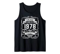 Hombre 47th Birthday Gifts for Men 47yr 47 Years Old Vintage 1978 Camiseta sin Mangas