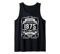 Hombre 50th Birthday Gifts for Men 50yr 50 Years Old Vintage 1975 Camiseta sin Mangas