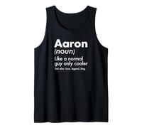 Hombre Aaron como un Chico Normal Solo Cool Legend King Nombre Camiseta sin Mangas