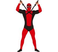 Hombre Adulto Elástico Antihero Superhéroe Disfraz Despedida de Soltero Do Fg