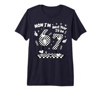 Hombre Ahora Estoy 6 El próximo año seré 7 67 Meme 6 Año Viejo Cumpleaños Camiseta Premium