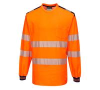 Portwest T185 Camiseta Aberturas Laterales de Ventilación Cuello Redondo