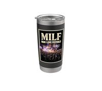 Hombre Amo Festivales Milf Vaso térmico de acero inoxidable de doble pared