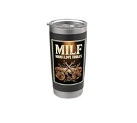 Hombre Amo Fiddles Milf Vaso térmico de acero inoxidable de doble pared
