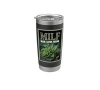 Hombre Amo Helechos Milf Vaso térmico de acero inoxidable de doble pared