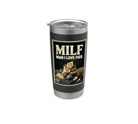 Hombre Amo Higos Milf Vaso térmico de acero inoxidable de doble pared
