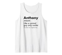 Hombre Anthony Like A Normal Guy Only Cooler Legend King Nombre Camiseta sin Mangas