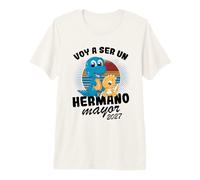 Hombre Anuncio Embarazo Voy A Ser Hermano Mayor 2027 Camiseta Premium