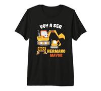 Hombre Anuncio Embarazo Voy A Ser Hermano Mayor 2027 Camiseta Premium