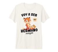 Hombre Anuncio Embarazo Voy A Ser Hermano Mayor 2027 Camiseta Premium