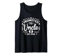 Hombre Anuncio Familiar de promocionado al tío EST. 2026 Camiseta sin Mangas