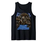 Hombre Arca de Noé Apocalipsis Zombie Horda Ataque Christian Bootleg Camiseta sin Mangas