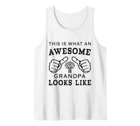 Hombre Así es como se ve un Abuelo Impresionante Camiseta sin Mangas