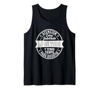 Hombre Atención Jubilado Lo Sé Todo Tengo Tiempo para Discutir Camiseta sin Mangas