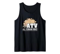 Hombre ATV All Terrain Vibes Offroad Vehículo Todo Terreno Quad Biker Camiseta sin Mangas