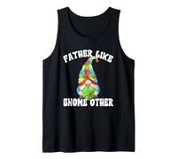 Hombre Autism Grandpa Graphic For Autism Dad Cute Fathers Day GNOME Camiseta sin Mangas