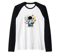 Hombre Autism Is My Super Power, Pieza de Rompecabezas de Astronauta Lindo Camiseta Manga Raglan