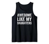 Hombre Awesome Like My Daughters - Ideas para el día del Padre Camiseta sin Mangas
