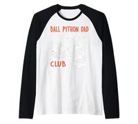 Hombre Ball Python Dad Club Snake Dad Men Día del Padre Camiseta Manga Raglan