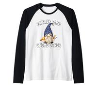 Hombre Barber Dad Graphic For Men Funny Fathers Day GNOME Grandpa Camiseta Manga Raglan