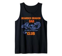 Hombre Barbudo Dragon Dad Club Mens Life is Better with Reptiles Camiseta sin Mangas