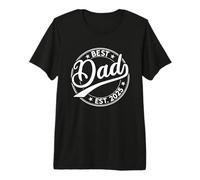 Hombre Best Dad EST 2025 Mejor papá Desde 2025 Camiseta Premium