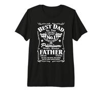 Hombre Best Dad Father No1 Real Hero Dad Birthday Fathers Day Camiseta Premium
