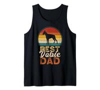 Hombre Best Dobie Dad, Father's Day, Doberman Pinscher Daddy Camiseta sin Mangas