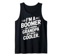 Hombre Boomer Like a Grandpa Only Cooler Classic Grandfather Camiseta sin Mangas