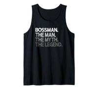 Hombre Bossman The Man Myth Legend Camiseta sin Mangas