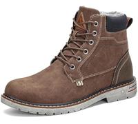 Hombre Botas de Nieve Al Aire Libre Senderismo Impermeables Deportes Trekking Zapatos Invierno Forro Piel Sneakers Calientes Botines