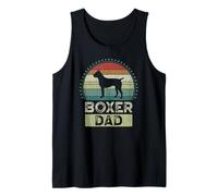 Hombre Boxer Dad, Father's Day, Boxer Dog Daddy Camiseta sin Mangas