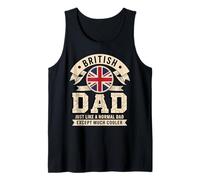 Hombre British Dad Just Like A Normal Dad Except Much Cooler Camiseta sin Mangas
